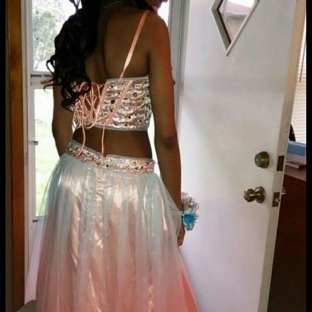 2 Piece Prom Dress